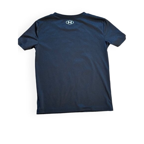 Under Armour Boys Kids T-Shirt Size 6, Green, Graphic Logo, Quick-Dry, Polyester - Picture 5 of 5